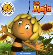 Bitė Maja. Karalienės pasiuntinys. Su lipdukais. Skaitai tu. Skaitau aš