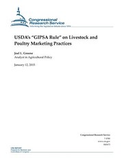 USDA's "GIPSA Rule" on Livestock and Poultry Marketing Practices