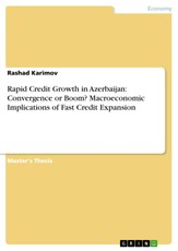 Rapid Credit Growth in Azerbaijan: Convergence or Boom? Macroeconomic Implications of Fast Credit Expansion