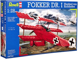 Plastikinis Fokker Dr. I lėktuvo modelis