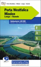 Porta Westfalica - Minden Lemgo, Hameln Nr. 58 Outdoorkarte Deutschland 1:50 000