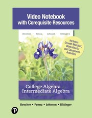 Video Notebook with Corequisite Resources for College Algebra with Intermediate Algebra