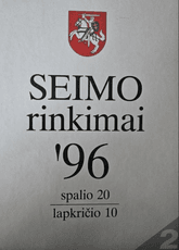 Seimo rinkimai '96, II dalis