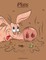 Pigs Coloring Book 1 & 2
