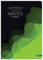 Knyga A5 96lap 70g lang WAVES