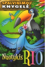 Nuotykis Rio. Spalvinimo knygelė
