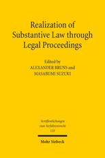 Realization of Substantive Law through Legal Proceedings