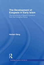 The Development of Exegesis in Early Islam