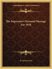 The Imperator's Personal Message for 1918
