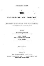 The Universal Anthology, a Collection of the Best Literature, Ancient, Mediaeval and Modern