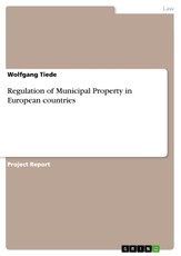 Tiede, W: Regulation of Municipal Property in European count