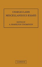 Miscellaneous Essays