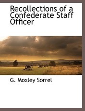Recollections of a Confederate Staff Officer