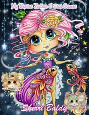 Sherri Baldy My-Besties Zodiac and Star Gazers Coloring Book