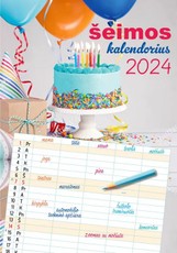 Sieninis šeimos kalendorius 2024 m.