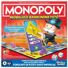 MONOPOLY Žaidimas „Monopolis: mobilioji bankininkystė“, lietuvių k. MONOPOLY Žaidimas „Monopolis: mobilioji bankininkystė“, lietuvių k.