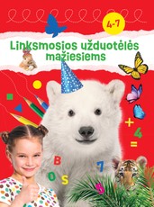 Linksmos užduotėlės mažiesiems (raudona)