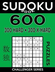 Sudoku Book 600 Puzzles, 300 Hard and 300 Extra Hard