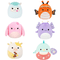 SQUISHMALLOWS Velykinis pliušinis žaislas, 19 cm