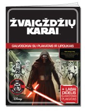 Žvaigždžių karai. Galvosūkiai su plakatais ir lipdukais