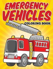 Emergency Vehicles Coloring Book