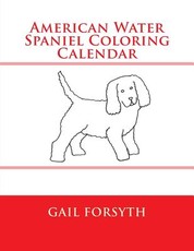 American Water Spaniel Coloring Calendar