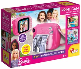 Barbie Print Cam vaikų fotoaparatas