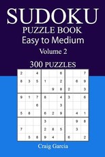 300 Easy to Medium Sudoku Puzzle Book