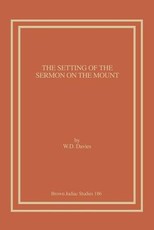 The Setting of the Sermon on the Mount