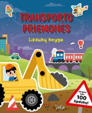 Transporto priemonės. Lipdukų knyga