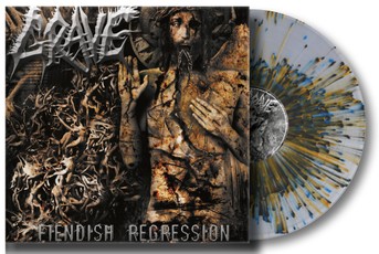 Vinilinė plokštelė LP GRAVE „Fiendish Regression“ (Indie Crystal Exclusive Splatter Vinyl)