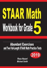 STAAR Math Workbook for Grade 5