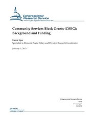 Community Services Block Grants (CSBG)