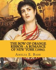 The bow of orange ribbon