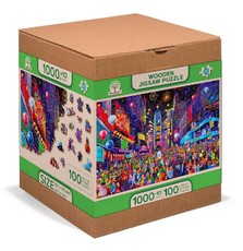 Medinė dėlionė „Naujametis“, 1010 dalių