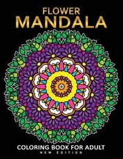 Flower Mandala Coloring Book for Adults