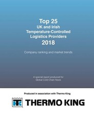 TOP 25 UK and Irish Temperature-Controlled Logistics Providers 2018