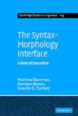 Syntax-Morphology Interface