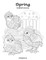 Spring Coloring Book for Grown-Ups 1