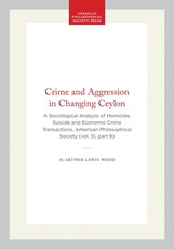 Crime and Aggression in Changing Ceylon
