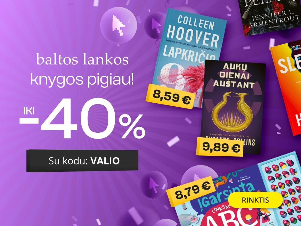 LEIDYKLOS BALTOS LANKOS KNYGOS - extra nuolaidos iki -40%!