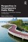 Perspectives in Contemporary Public Policy