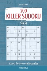 Killer Sudoku - 200 Easy to Normal Puzzles 9x9 vol.23