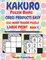 Kakuro Puzzle Books Cross Products Easy - 200 Mind Teasers Puzzle - Large Print - Book 4