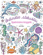 Undinėlės stebuklai. Spalvinimo knygelė su blizgučiu