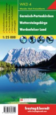 Garmisch-Partenkirchen: Wettersteingebirge, Werdenfelser Land 1 : 25 000