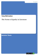 McCracken, T: Forms of Apathy in Literature