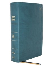 Net Bible, Full-Notes Edition, Leathersoft, Teal, Indexed, Comfort Print