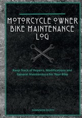 Motorcycle Owner Bike Maintenance Log