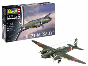 Plastikinis lėktuvo modelis Ki-21-LA „Sally“, 1:72